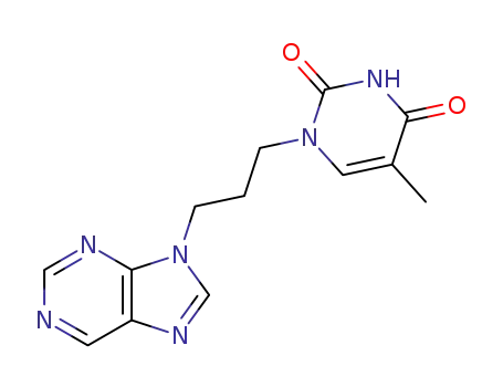 5-methyl-1-[3-(9H-purin-9-yl)propyl]pyrimidine-2,4(1H,3H)-dione