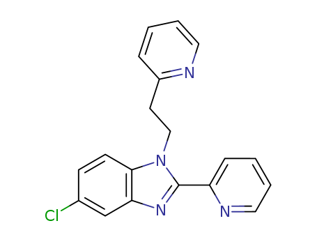 1H-Benzimidazole,5-chloro-2-(2-pyridinyl)-1-[2-(2-pyridinyl)ethyl]- cas  80477-80-1