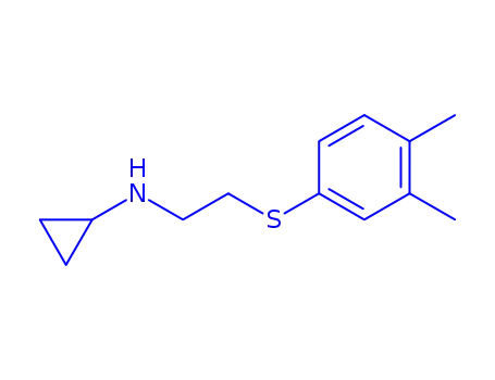 Cyclopropylamine, N-[2-(3,4-xylylthio)ethyl]- (8CI)