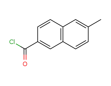 Molecular Structure of 87700-61-6 (2-Naphthalenecarbonyl chloride, 6-methyl- (9CI))