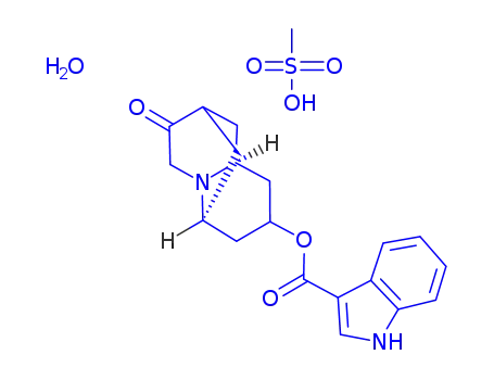 Molecular Structure of 878143-33-0 (Dalasetron (Mesylate hydrate))