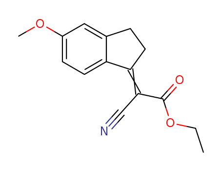ethyl (2E)-2-cyano-2-(5-methoxy-2,3-dihydroinden-1-ylidene)acetate