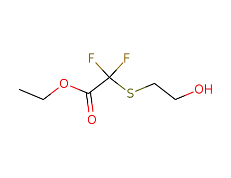 아세트산, 디플루오로[(2-히드록시에틸)티오]-, 에틸 에스테르(9CI)