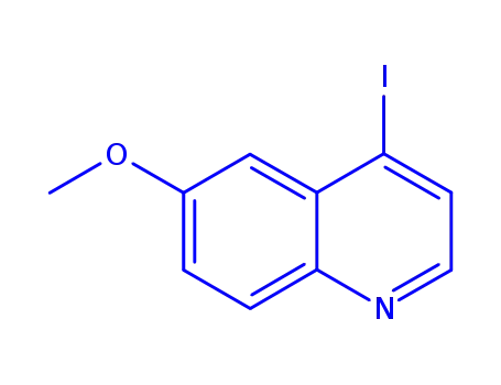 Molecular Structure of 876492-00-1 (4-IODO-6-METHOXYQUINOLINE)