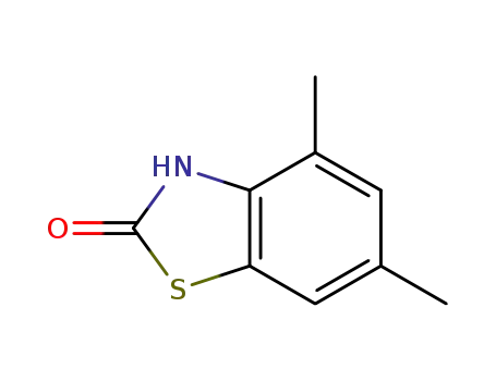 Molecular Structure of 80567-67-5 (4,6-Dimethyl-2(3H)-benzothiazolone)