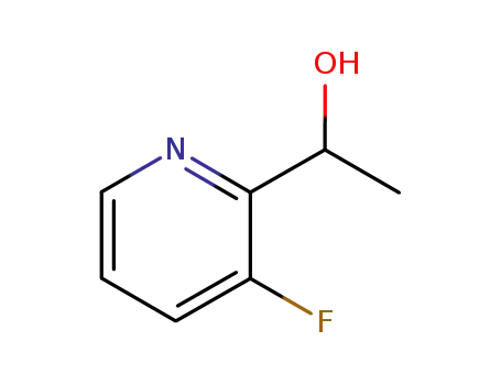 Molecular Structure of 87674-14-4 (1-(3-FLUORO-2-PYRIDYL)ETHANOL)