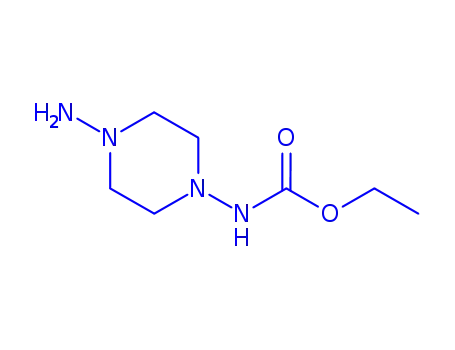 카르밤산, (4-아미노-1-피페라지닐)-, 에틸 에스테르(9CI)