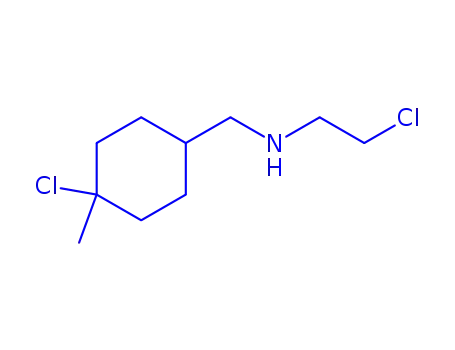시클로헥산메틸아민, 4-클로로-N-(2-클로로에틸)-4-메틸-(8CI)