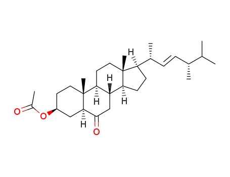(22E,24S)-6-oxo-5α-ergost-22-en-3β-yl acetate