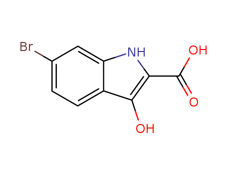 6-Bromo-3-hydroxy-indole-2-carboxylic acid