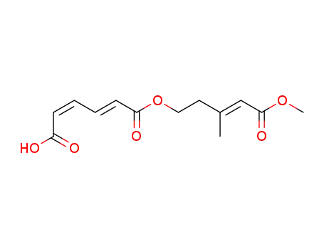 (2E,4E)-6-((Z)-5-Methoxy-3-methyl-5-oxopent-3-enoxy)-6-oxohexa-2,4-dienoic acid