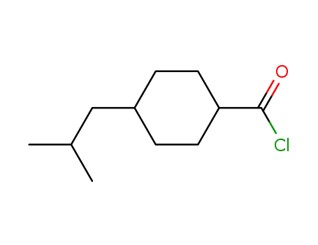 시클로 헥산 카르 보닐 클로라이드, 4- (2- 메틸 프로필)-, 트랜스-(9CI)