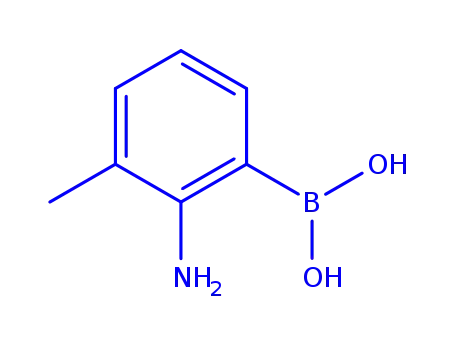 Molecular Structure of 802836-52-8 (m-Tolueneboronic  acid,  2-amino-  (8CI))