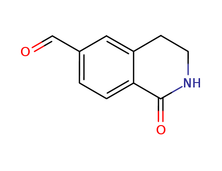 1,2,3,4-tetrahydro-1-oxo-6-isoquinolinecarboxaldehyde