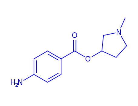 3-피롤리디놀,1-메틸-,p-아미노벤조에이트(에스테르)(8CI)