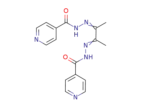 4-Pyridinecarboxylic acid, (1,2-dimethyl-1,2-ethanediylidene)dihydrazide