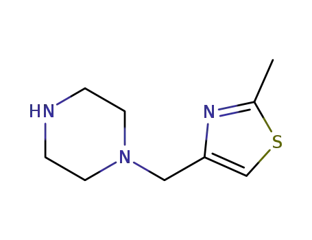 2-Methyl-4-(piperazin-1-ylmethyl)thiazole