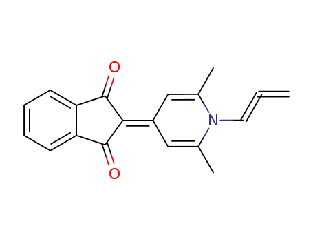 2-(2,6-dimethyl-1-propadienylpyridin-4(1H)-ylidene)-1H-indene-1,3(2H)-dione
