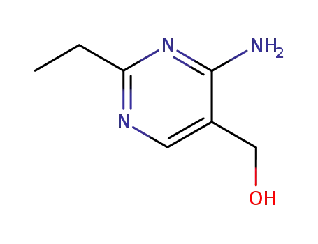Molecular Structure of 876-21-1 (5-Pyrimidinemethanol,  4-amino-2-ethyl-)