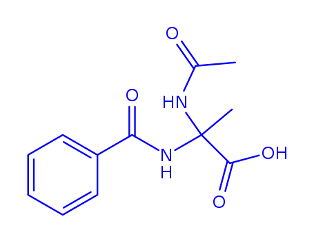 Propionic  acid,  -alpha--acetamido--alpha--benzamido-  (3CI)