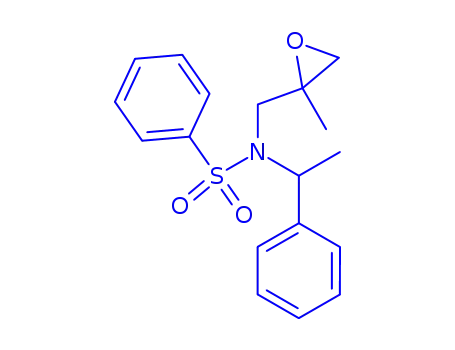 N-[(2-methyloxiran-2-yl)methyl]-N-(1-phenylethyl)benzenesulfonamide