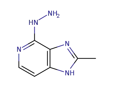 Molecular Structure of 877402-78-3 (3H-Imidazo[4,5-c]pyridine,  4-hydrazinyl-2-methyl-)