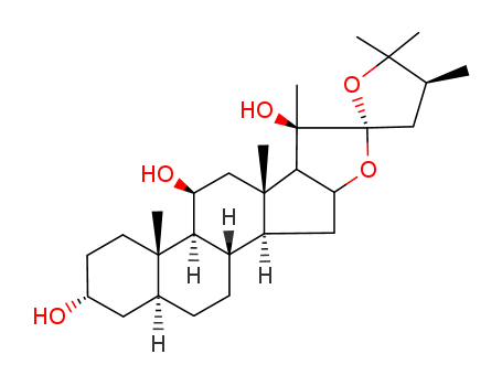 Furostan-3,11,20-triol,22,25-epoxy-24- methyl-,(3R,5R,11&acirc;,22&acirc;,24S)-