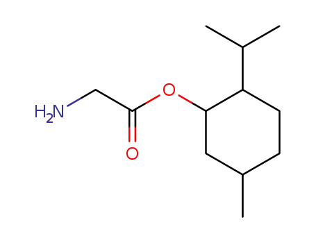 Molecular Structure of 803633-45-6 (Glycine, 5-methyl-2-(1-methylethyl)cyclohexyl ester (9CI))