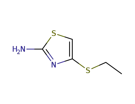 Molecular Structure of 876756-20-6 (2-Thiazolamine,  4-(ethylthio)-)