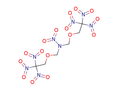 Molecular Structure of 80308-88-9 (N-nitro-1-(2,2,2-trinitroethoxy)-N-[(2,2,2-trinitroethoxy)methyl]methanamine)