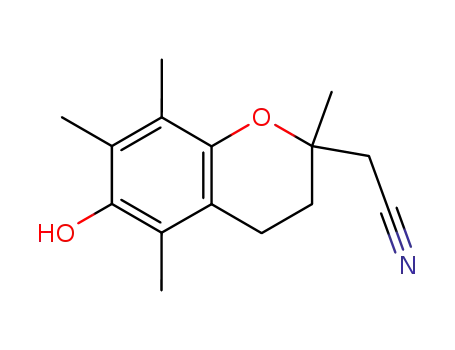 rac.-3,4-dihydro-6-hydroxy-2,5,7,8-tetramethyl-2H-1-benzopyran-2-acetonitrile