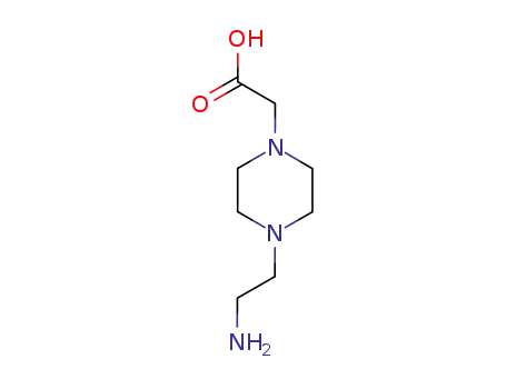 Molecular Structure of 87980-97-0 (1-Piperazineaceticacid,4-(2-aminoethyl)-(9CI))