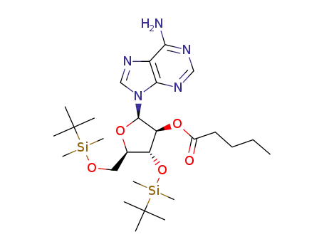 9-<2-O-valeryl-3,5-bis-O-(tert-butyldimethylsilyl)-β-D-arabinofuranosyl>adenine