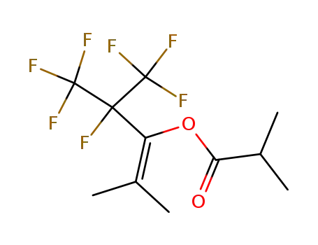 Isobutyric acid 2-methyl-1-(1,2,2,2-tetrafluoro-1-trifluoromethyl-ethyl)-propenyl ester