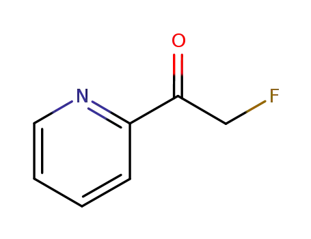 Molecular Structure of 80458-99-7 (Ethanone, 2-fluoro-1-(2-pyridinyl)- (9CI))