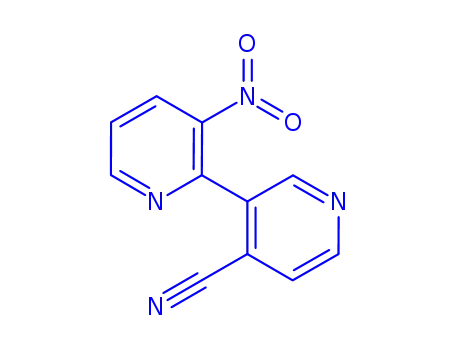 Molecular Structure of 878194-89-9 ([2,3-Bipyridine]-4-carbonitrile,  3-nitro-)