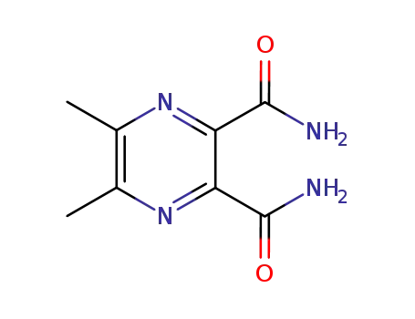 Molecular Structure of 80356-88-3 (5,6-dimethylpyrazine-2,3-dicarboxamide)