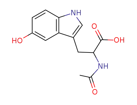 Molecular Structure of 19367-81-8 (N-acetyl-5-hydroxy-tryptophan)