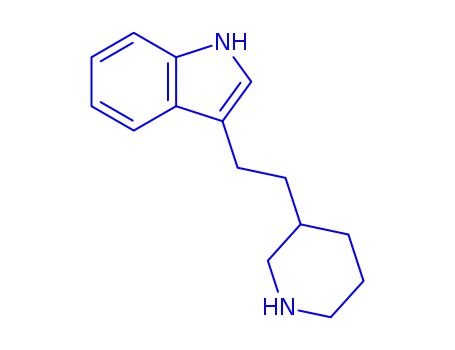 Molecular Structure of 80443-06-7 (3-(2-(PIPERIDIN-3-YL)ETHYL)-1H-INDOLE)