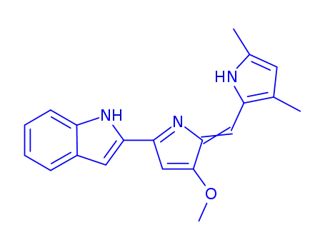 Molecular Structure of 803712-67-6 (obatoclax)