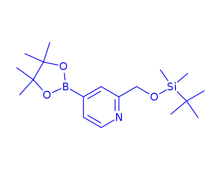 2-((TERT-BUTYLDIMETHYLSILYLOXY)METHYL) PYRIDINE-4-BORONIC ACID PINACOL ESTER