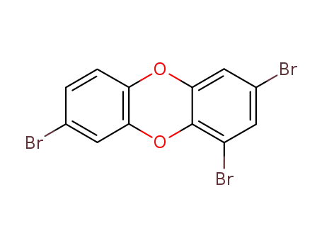 Molecular Structure of 80246-33-9 (1,3,8-TRIBROMODIBENZO-P-DIOXIN)