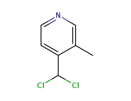 Pyridine, 4-(dichloromethyl)-3-methyl- (9CI)