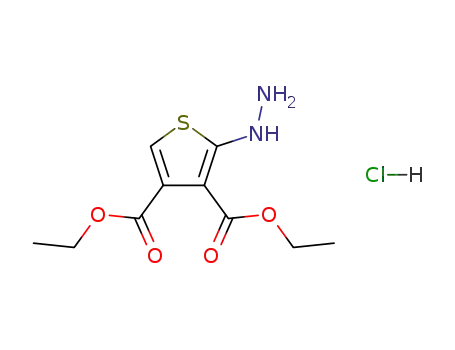 diethyl 2-hydrazinothiophene-3,4-dicarboxylate hydrochloride