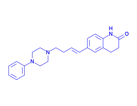 Molecular Structure of 80834-58-8 (2(1H)-Quinolinone, 3,4-dihydro-6-(4-(4-phenyl-1-piperazinyl)-1-butenyl )-)