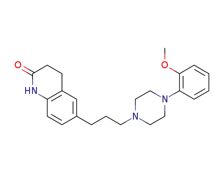 Molecular Structure of 80834-64-6 (2(1H)-Quinolinone, 3,4-dihydro-6-(3-(4-(2-methoxyphenyl)-1-piperazinyl )propyl)-)