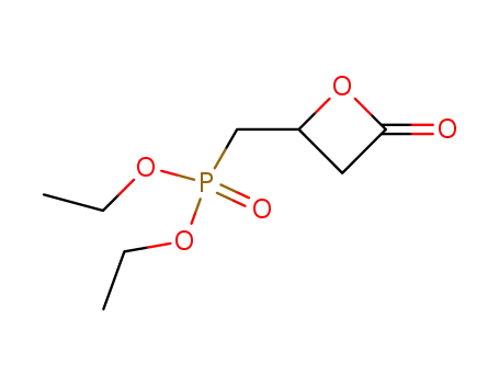 Molecular Structure of 80986-87-4 (DIETHYL-(OXETHANE-2-ONE-4-YL)-METHYLPHOSPHONATE)