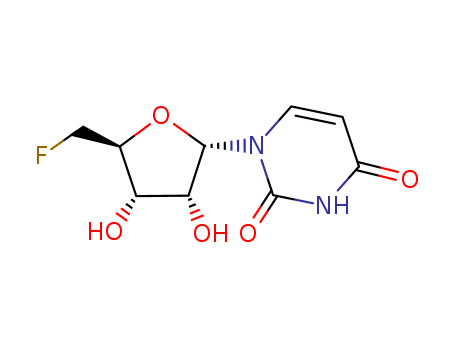 2,4(1H,3H)-Pyrimidinedione,1-(5-deoxy-5-fluoro-a-D-ribofuranosyl)-