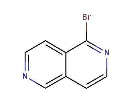 Molecular Structure of 81044-15-7 (1-BROMO-2,6-NAPHTHYRIDINE)
