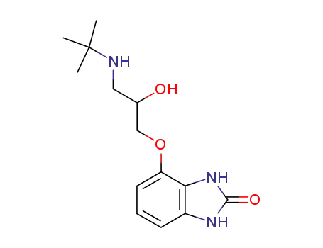 4-(3-tert-Butylamino-2-hydroxypropoxy)benzimidazol-2-one